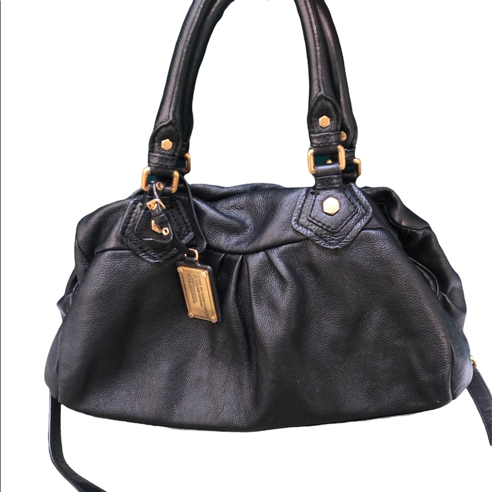 MARC JACOBS CLASSIC Q GROOVIE LEATHER SATCHEL